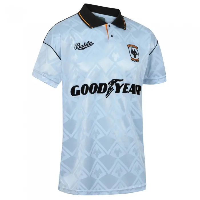 Wolverhampton Wanderers Shop | 1992 Retro BUKTA Away Shirt Wolverhampton Wanderers Merchandise